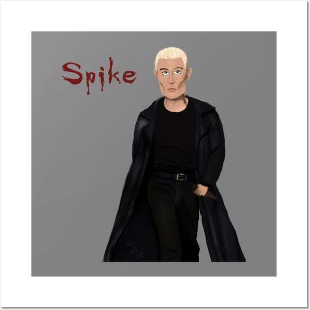 Spike the vampire slayer Wall Art by noelstart